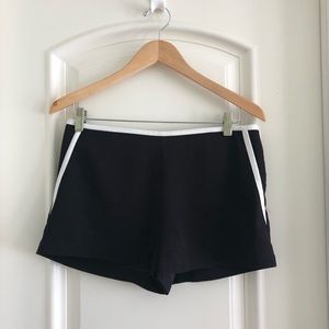 Black and White Fancy Shorts